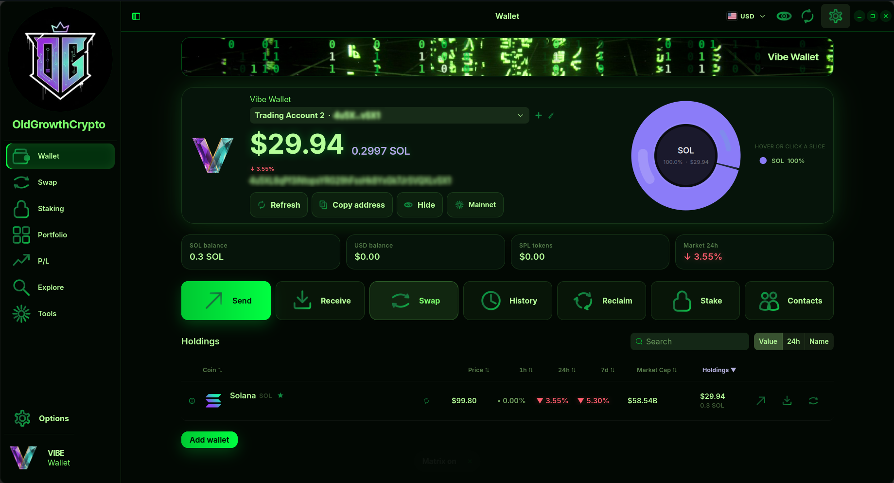Matrix theme